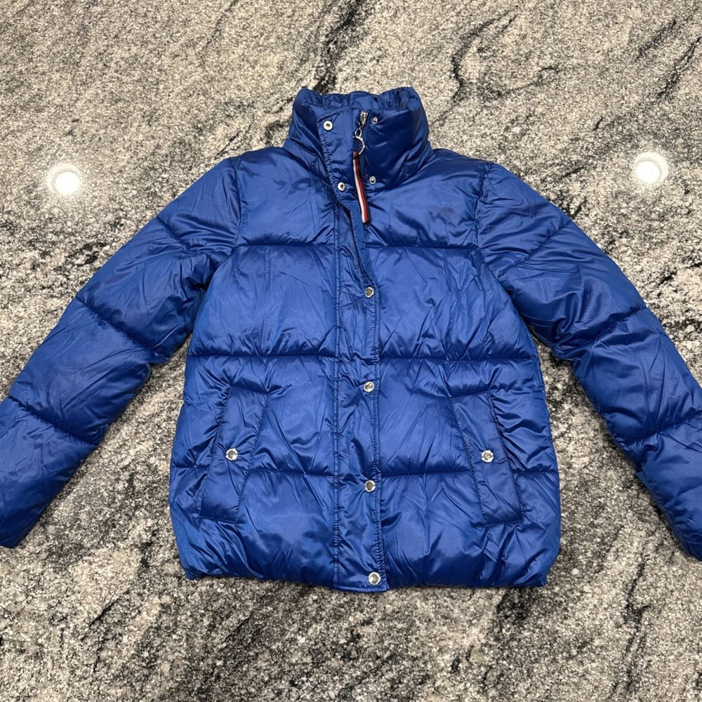 Tommy Hilfiger Down Women's Size XXS Blue Puffer Jacket‎ Great Shape